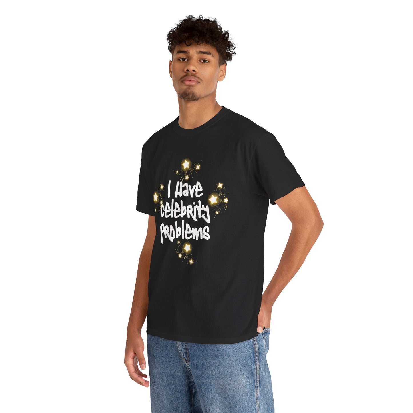 I have celebrity problems Unisex Heavy Cotton Tee